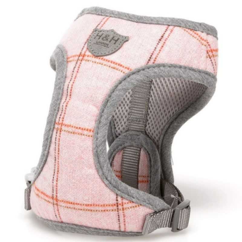 A Pink Tweed Dog Harness for that stylish hound