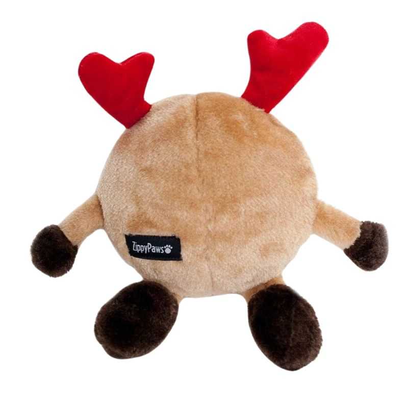 Make playtime merry and bright this Christmas with our Brainey Reindeer Dog Toy from Zippypaws. This toy is designed to be the perfect shape and size for dogs of all sizes.