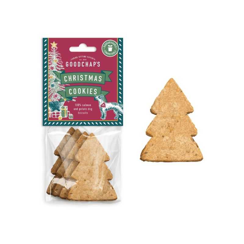 These Christmas Cookie natural dog treats are the perfect stocking filler for your dog on Christmas day. They are made with 100% natural ingredients with no artificial additives.