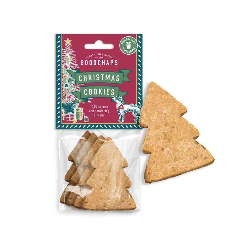 These Christmas Cookie natural dog treats are the perfect stocking filler for your dog on Christmas day. They are made with 100% natural ingredients with no artificial additives.