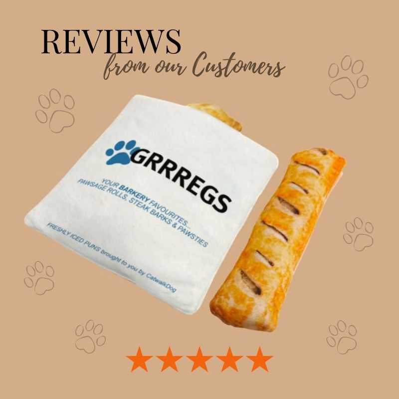 Reviews On Grrregs Sausage Roll Dog Toy