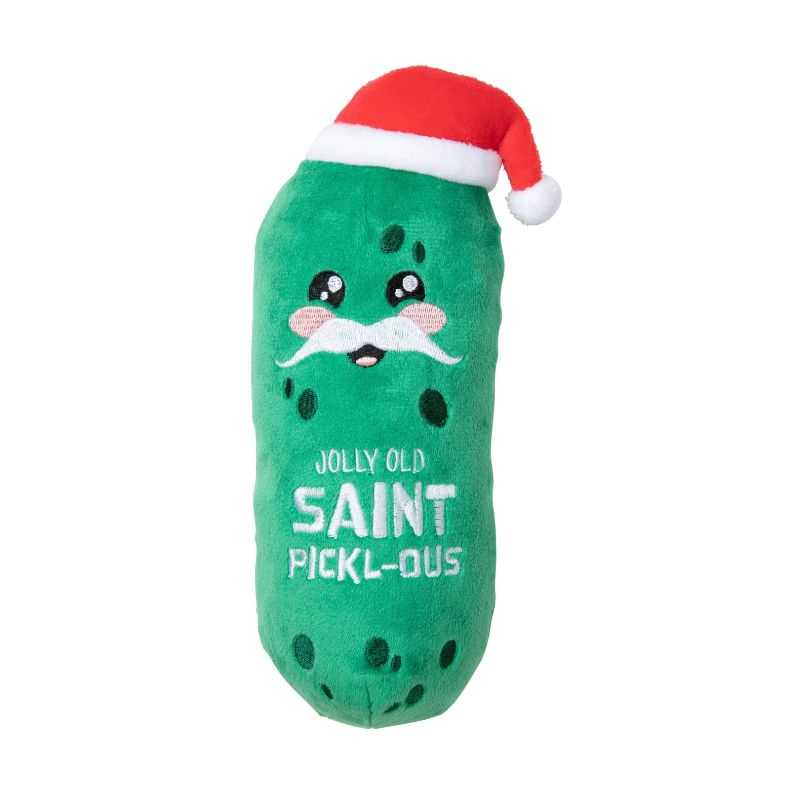 The Jolly Old St Pickl-ous dog toy will surely be a hit with your four-legged friend this Festive Season. Our Christmas toys are fitted with a squeaker for extra fun for your pup. 