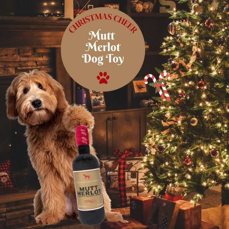 Fuzzyard proudly presents the Mutt Merlot, a luxurious dog toy crafted from the finest grrrrapes grown in the prestigious vineyards of Yappy Valley. 