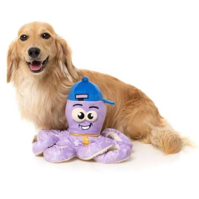 Your pet will be super cool hanging out with our Hip-Hoptopus dog toy. The Octo-posse members are not just playthings; they're comforting companions for your four-legged friend.