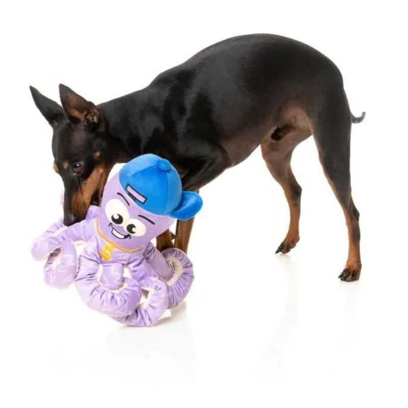 Your pet will be super cool hanging out with our Hip-Hoptopus dog toy. The Octo-posse members are not just playthings; they're comforting companions for your four-legged friend.