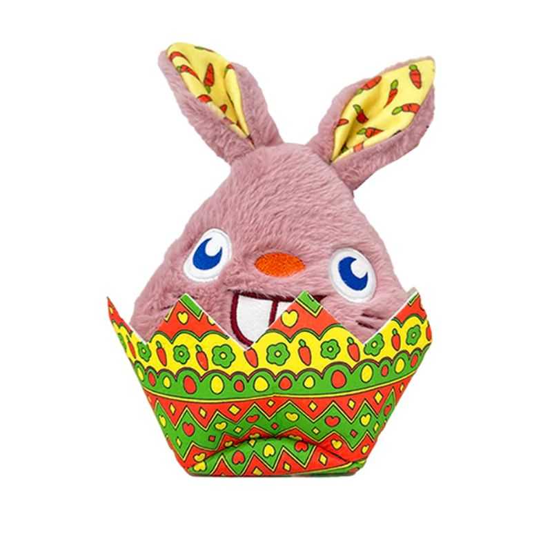 Our multifunctional Easter Bunny Dog Toy will keep your dog mentally stimulated. This toy ticks all the boxes your dog needs by acting as an interactive food puzzle and cuddly plush toy.