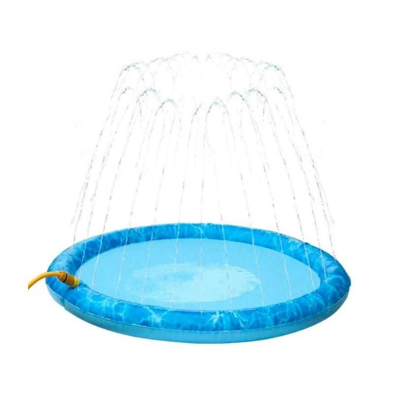 Keep your pet cool and entertained in the summer months with our Summer Pet Water Sprinkler. Connects easily to a garden hose and sprays refreshing water to cool your pet down. 