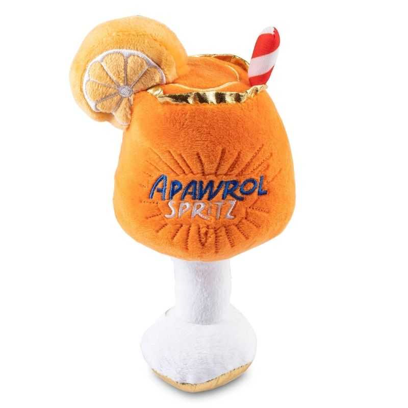 It's time to serve your sophisticated pooch with its own Apawrol Spritz Dog Toy.  Sweet, soft and squeaky, straight from the wine barks of Milan! 