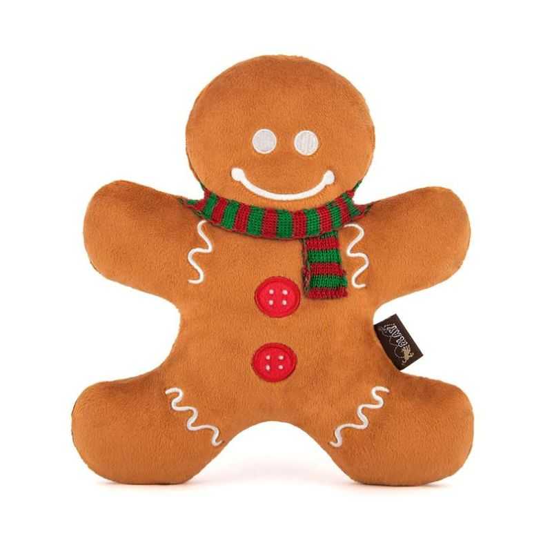 Gingerbread Man Dog Toy. Your dog deserves the best this festive season, so spoil them with our Gingerbread Man Dog toy.  Being good all year can be ruff, so reward your furry friend this Christmas with the toys they are sure to cherish.