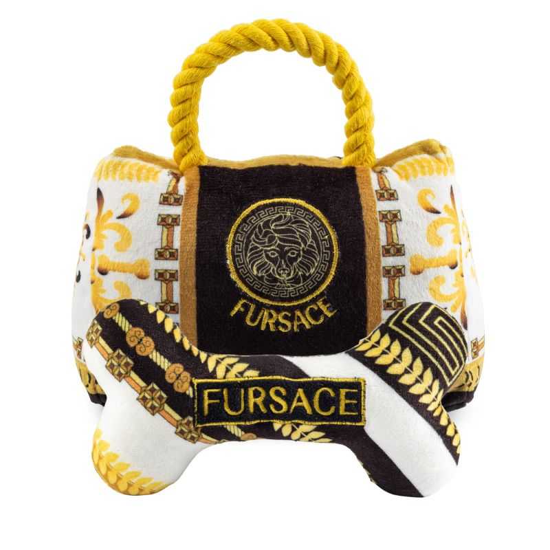 Fursace Dog Toy Set. No Dog Diva will be able to resist The Fursace Dog Toy Set. The must-have fashion brand for your pooch's toy collection.
