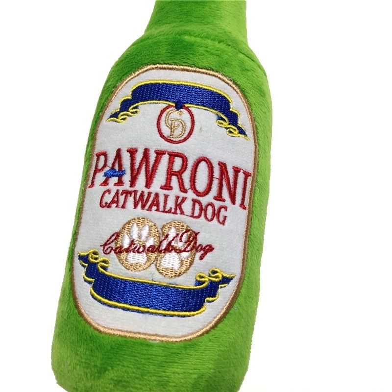 Squeaky Plush Dog Toy inspired by the famous Peroni Nastro Azzurro Beer