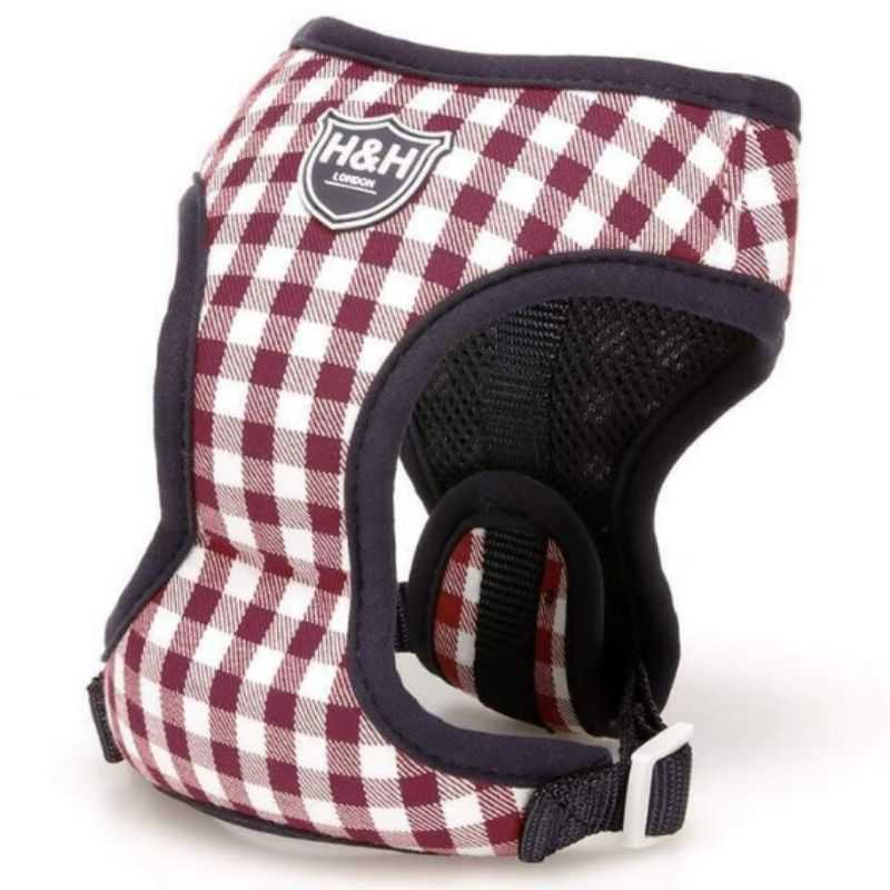 The soft padded Red Gingham Print Dog Harness will give your pooch comfort when they are out on their walk