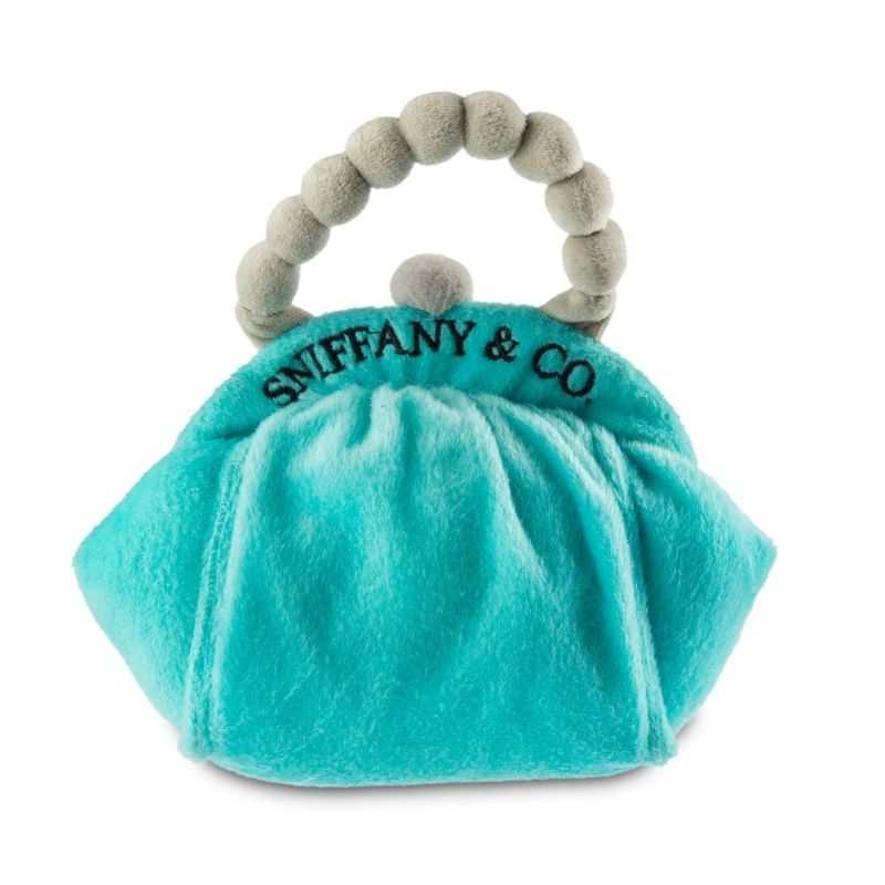 It's time to update your dog's toy collection with the Sniffany and Co Handbag Plush Dog Toy.