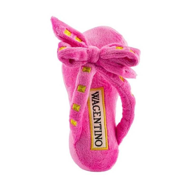 This Plush Dog Toy is Inspired by the Valentino Pink Rock Stud Sandal
